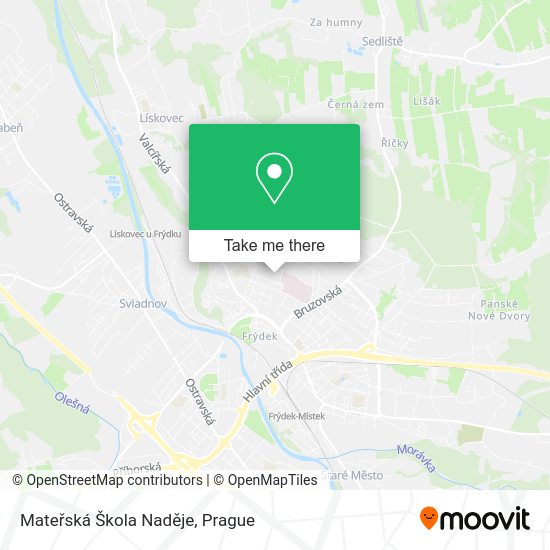 Mateřská Škola Naděje map