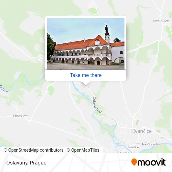 Карта Oslavany