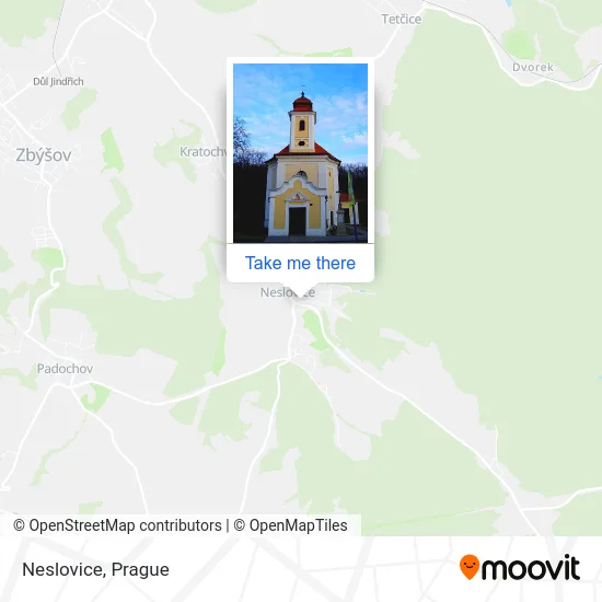 Карта Neslovice