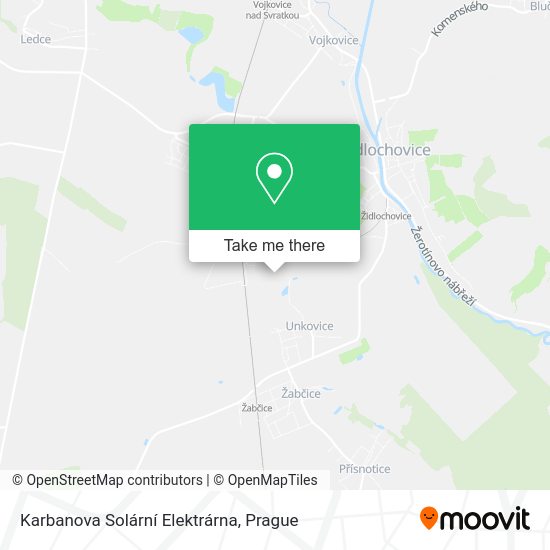 Karbanova Solární Elektrárna map