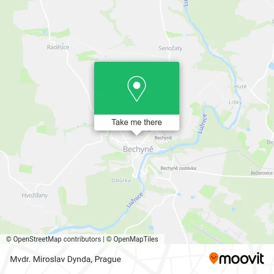 Карта Mvdr. Miroslav Dynda
