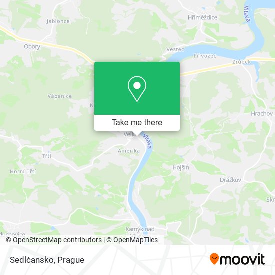 Карта Sedlčansko