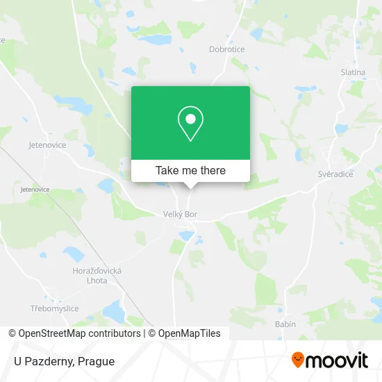 Карта U Pazderny
