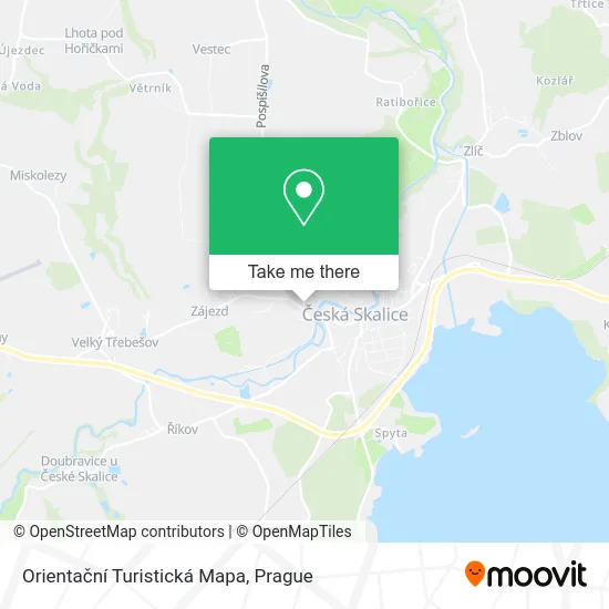 Карта Orientační Turistická Mapa