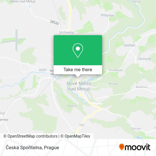 Česká Spořitelna map