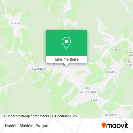 Hasiči - Slavičín map
