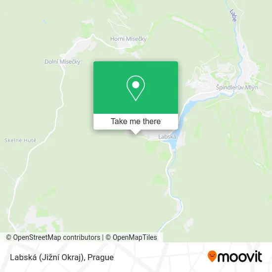 Labská (Jižní Okraj) map