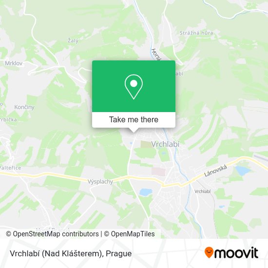 Vrchlabí (Nad Klášterem) map
