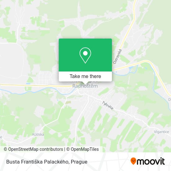 Busta Františka Palackého map