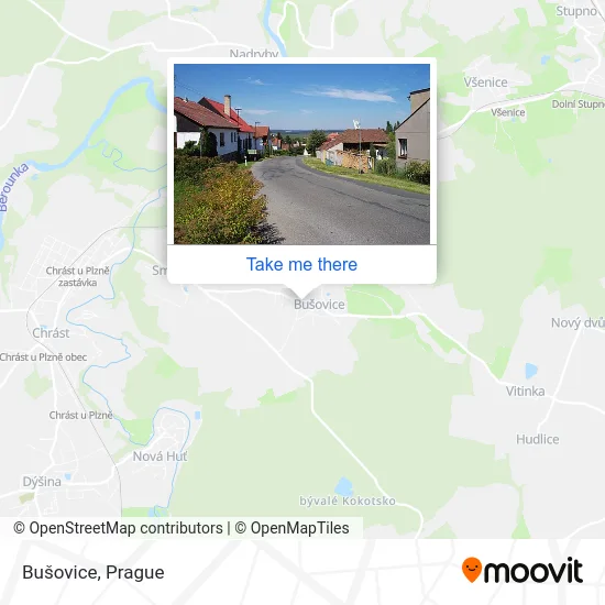 Карта Bušovice