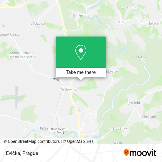 Evička map