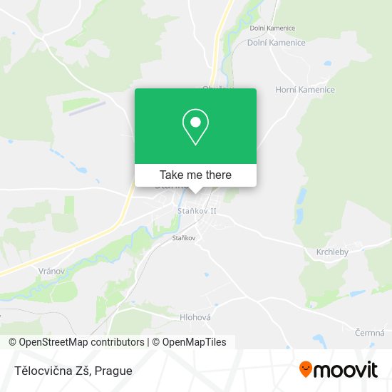 Tělocvična Zš map