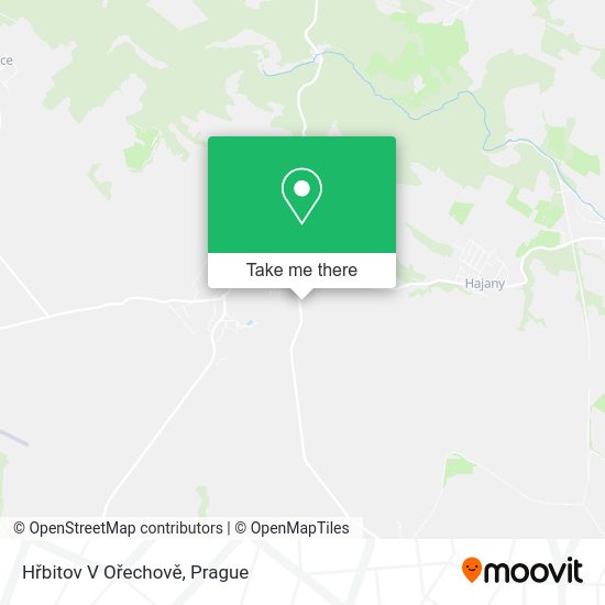 Hřbitov V Ořechově map