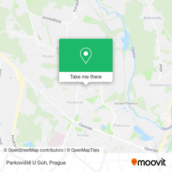Parkoviště U Goh map