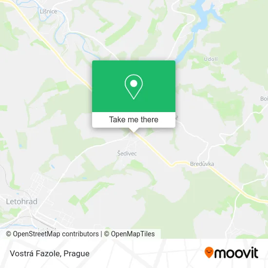 Карта Vostrá Fazole
