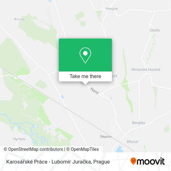Karosářské Práce - Lubomír Juračka map