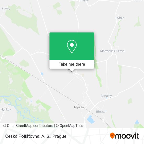Česká Pojišťovna, A. S. map