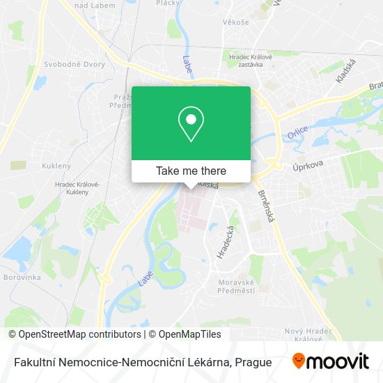 Fakultní Nemocnice-Nemocniční Lékárna map