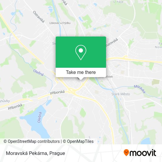 Moravská Pekárna map