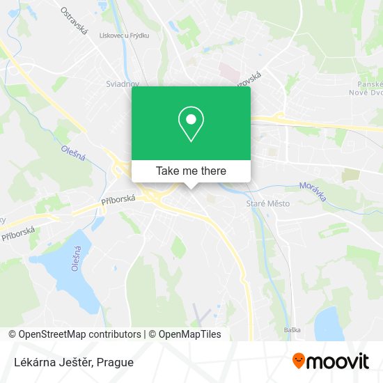 Lékárna Ještěr map