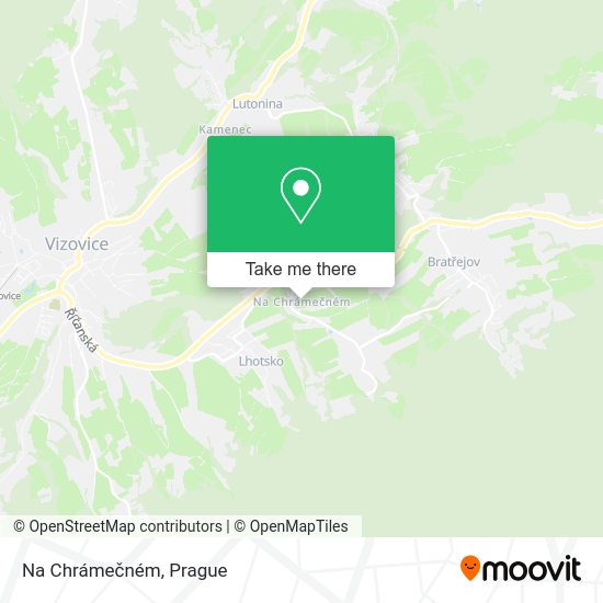 Na Chrámečném map