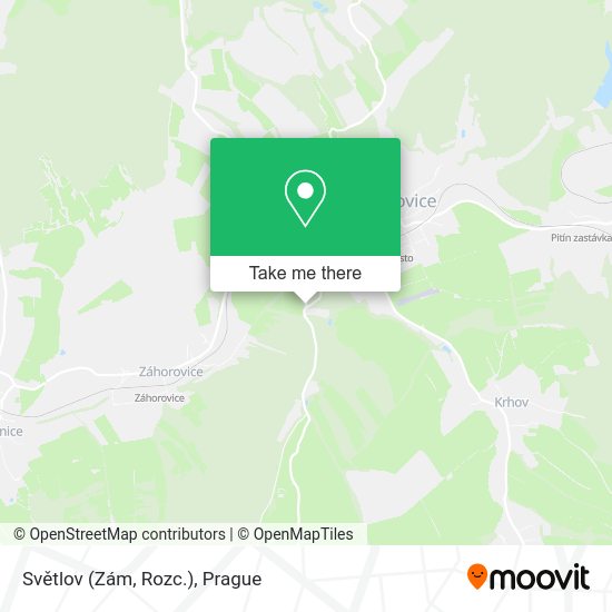 Světlov (Zám, Rozc.) map