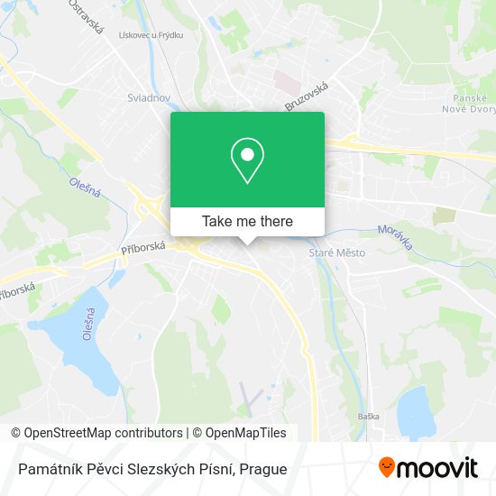 Památník Pěvci Slezských Písní map