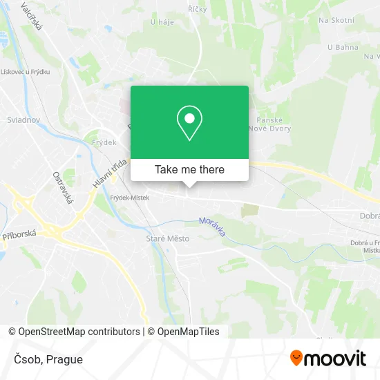 Čsob map
