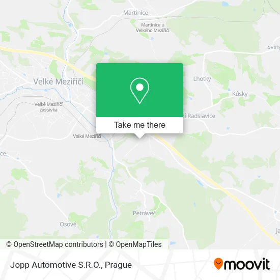 Карта Jopp Automotive S.R.O.