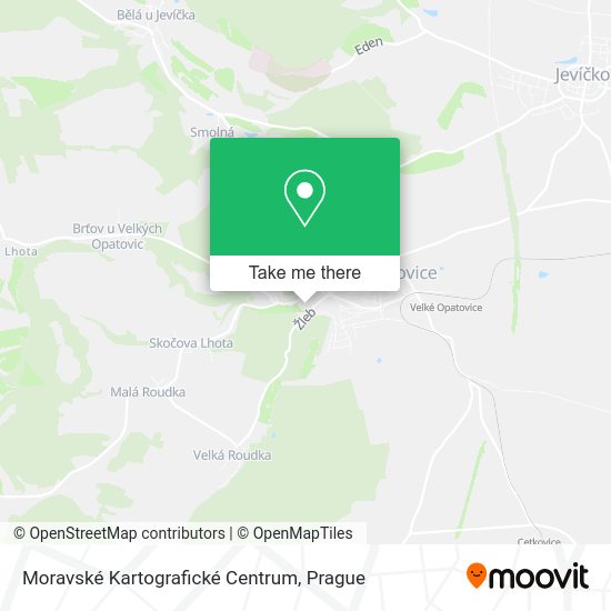 Moravské Kartografické Centrum map