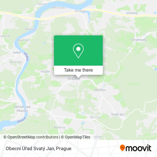 Obecní Úřad Svatý Jan map