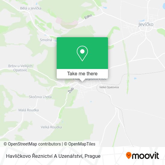 Havlíčkovo Řeznictví A Uzenářství map