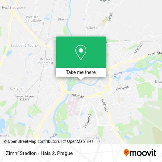 Zimní Stadion - Hala 2 map