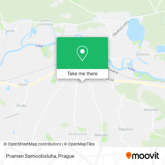 Карта Pramen Samoobsluha