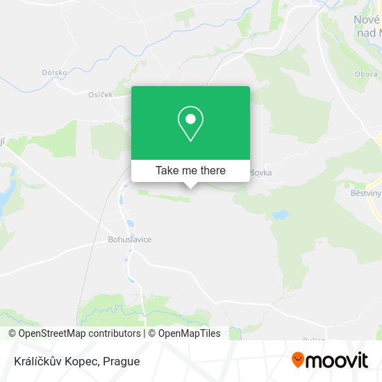 Králíčkův Kopec map