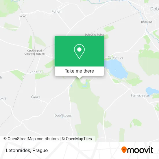 Карта Letohrádek