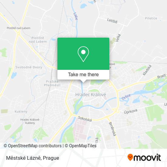 Městské Lázně map