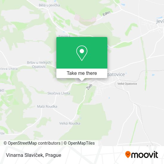 Vinarna Slavíček map
