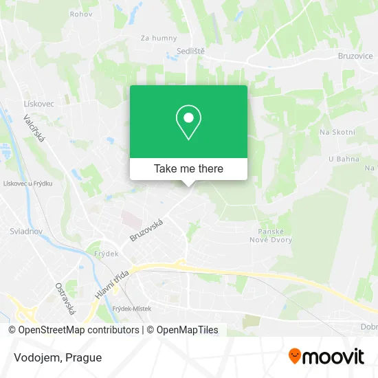 Карта Vodojem