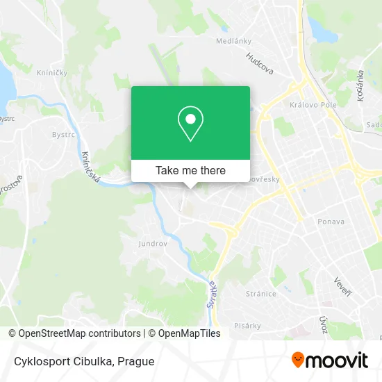 Карта Cyklosport Cibulka