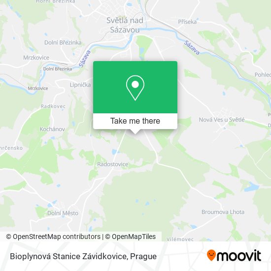 Bioplynová Stanice Závidkovice map