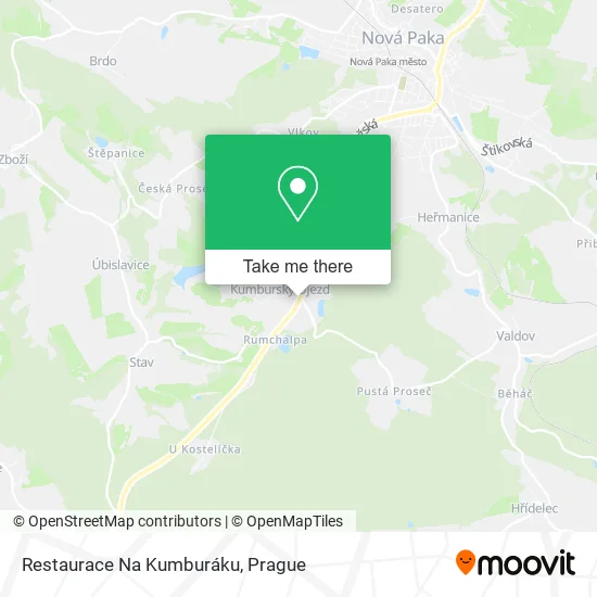 Карта Restaurace Na Kumburáku