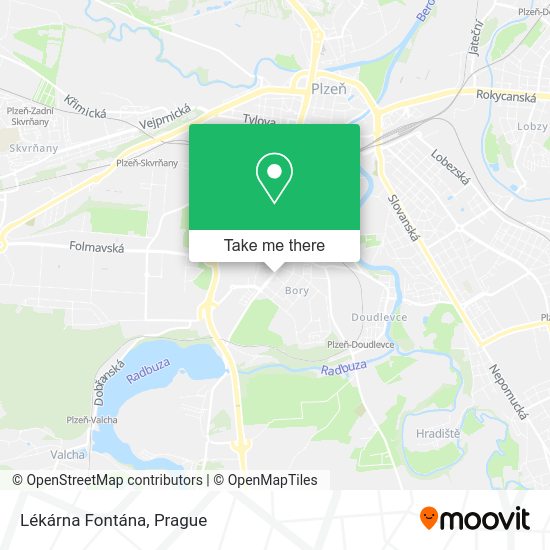 Lékárna Fontána map