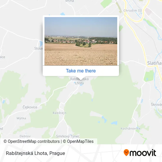 Карта Rabštejnská Lhota