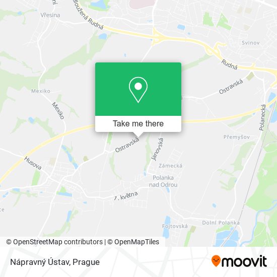 Nápravný Ústav map