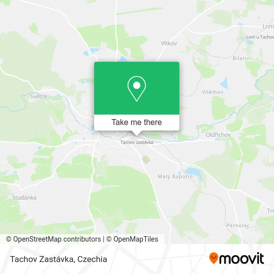 Карта Tachov Zastávka