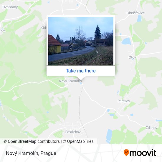 Nový Kramolín map