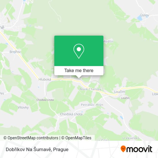 Dobříkov Na Šumavě map