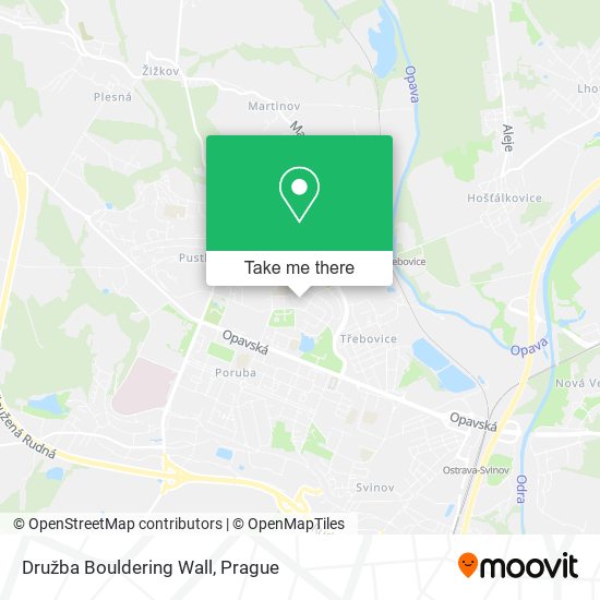 Družba Bouldering Wall map