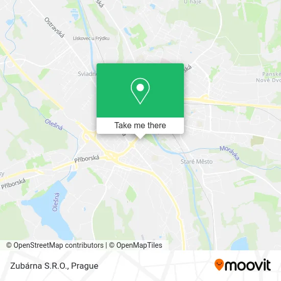 Карта Zubárna S.R.O.
